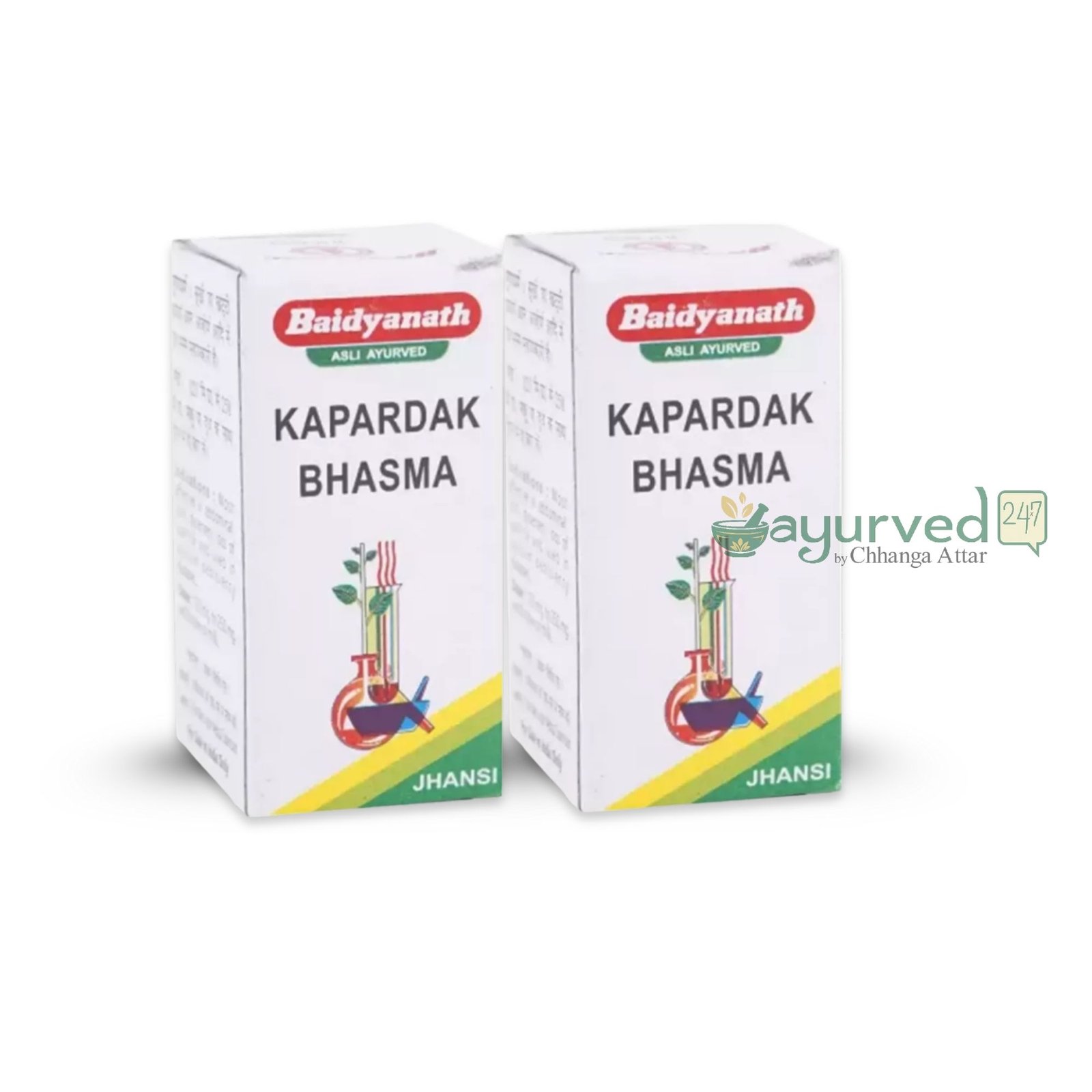 424 - Kapardak Bhasma (10g, Pack of 2) Kapardak Bhasma