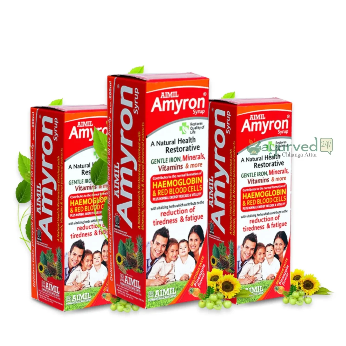 Amyron Syrup (200ml, Pack of 3)